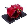 Aluminum Lightweight Gearbox OD-3 Overdrive Transmission for 1/10 RC Crawler Car Axial SCX10 II VS4-10 LCG Chassis Straight Axle (Red) view 2