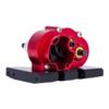 Aluminum Lightweight Gearbox OD-3 Overdrive Transmission for 1/10 RC Crawler Car Axial SCX10 II VS4-10 LCG Chassis Straight Axle (Red) view 3