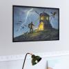 Lighthouse Wooden Puzzles for Adults 500 Pieces Jigsaw Puzzle Classic Coastal Lighthouse Scene, Charming Wooden Puzzle for Nautical and Travel Fans view 3