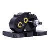 Aluminum Lightweight Gearbox OD-3 Overdrive Transmission for 1/10 RC Crawler Car Axial SCX10 II VS4-10 LCG Chassis Straight Axle (Black) view 1