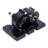 Aluminum Lightweight Gearbox OD-3 Overdrive Transmission for 1/10 RC Crawler Car Axial SCX10 II VS4-10 LCG Chassis Straight Axle (Black) view 4