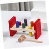 VANZACK 1 Set Wooden Hammer Color Recognition Percussion Table for Interactive Educational Play Craftsmanship Engaging Parent Activities Smooth Surface Design view 3