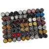 10-Pack 1:64 Rubber Wheels with Logo  Random Custom Rims and Tires Set for 1/64 Diecast Cars  Includes Axles  Realistic Upgrade for Miniature Scale Vehicles view 2