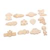 100pcs Kids DIY Space Craft Kit: Wooden Spaceship Astronaut Painting Set - Creative Playroom Decor for Boys Girls - Sky Series Art view 1