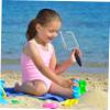 PERSELOSO Beach Sand Shovel for Portable Digging with Mesh Safe for Beach Play and Sandbox Fun Lightweight and Easy to Pack view 3