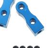 2Pcs Servo Mount Brackets Replacement Accessory Metal Spare Parts for TT01 TT02 1/10 RC Car Professional, Blue view 4