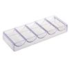 QUMIIRITY 1Pc Transparent Poker Chips Storage Box Organizer Case for Easy Access and Tidy Table Compact Design for Convenient Use Present for Friends and Family view 1