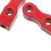 2Pcs Servo Mount Brackets Replacement Accessory Metal Spare Parts for TT01 TT02 1/10 RC Car Professional, Red view 4