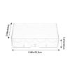 BESPORTBLE Multi-grid Poker Chip Storage Box Transparent Acrylic Organizer with Large Capacity Compact and Game Chip Case for and Protection view 2