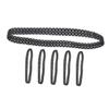 VICASKY 6pcs Rubber Tank Tracks: Shock-Absorbing Model Tank Wheels Chain Links Replacement Parts for Remote Control Toy DIY Accessories view 1