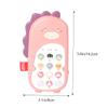 BESPORTBLE 1PC Bilingual Phone Pink Dinosaur Cartoon Mobile Phone for Chewable Vibration Function Material for Early Childhood Learning and Play view 2