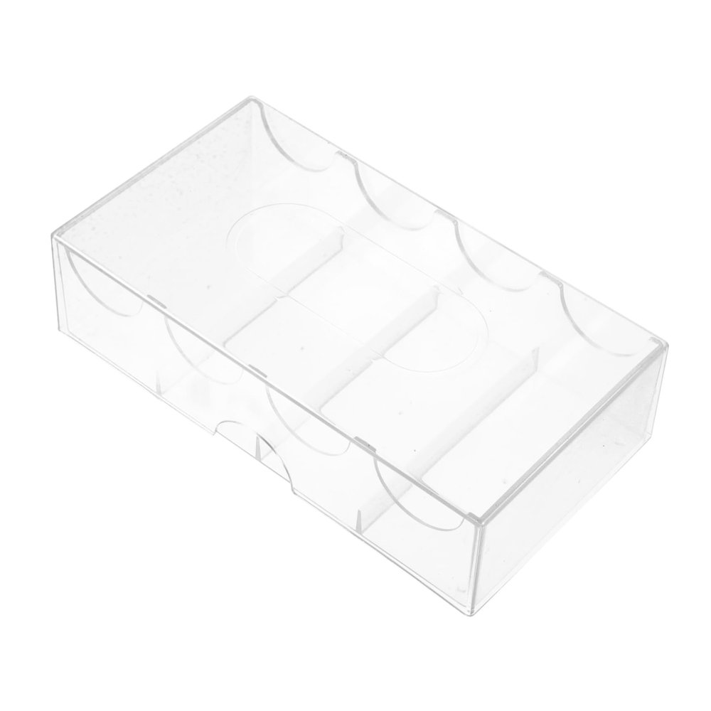 BESPORTBLE Professional Poker Chip Display Case Compartment Portable Chip Box Belt Holder for Games