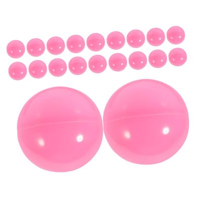 ULDIGI 20pcs Bingo Activity Balls: 4cm Plastic Hollow Design for Vending Machines Party Supplies - Classroom Activities Capsules for Tokens Small Toys
