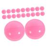 ULDIGI 20pcs Bingo Activity Balls: 4cm Plastic Hollow Design for Vending Machines Party Supplies - Classroom Activities Capsules for Tokens Small Toys view 1