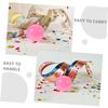 ULDIGI 20pcs Bingo Activity Balls: 4cm Plastic Hollow Design for Vending Machines Party Supplies - Classroom Activities Capsules for Tokens Small Toys view 3
