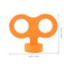 GALPADA Car Wind Up Key Sticker: Cute Windup Key Ornament - Auto Exterior Sticker Decoration Sticky Car Accessories for Scooter and Vehicles view 2