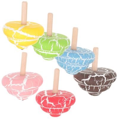 BESPORTBLE 6pcs Gyro Rotating Tops for Educational Play Engaging Gyro Playthings for Interactive Learning and Fun