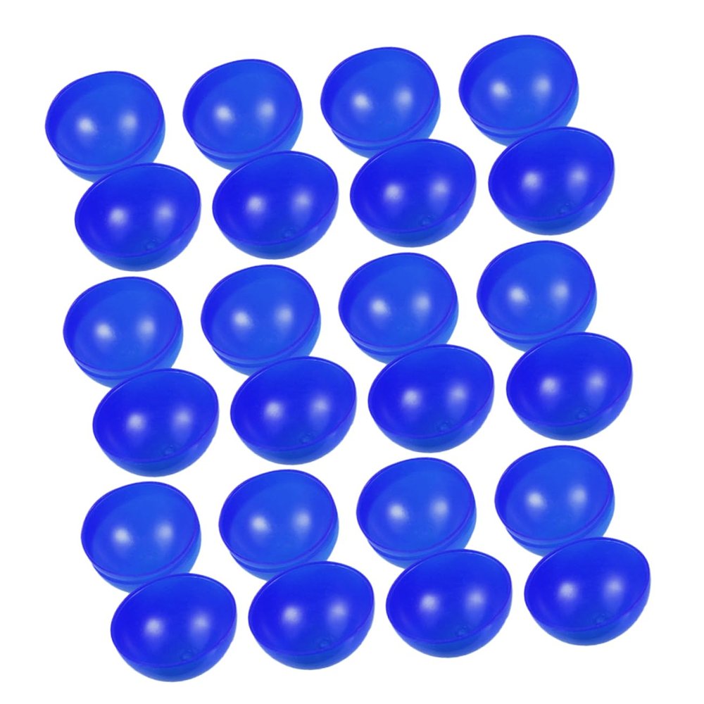 DECHOUS 20pcs Raffle Bingo Balls: Party Game Balls Prize Draw Spheres Mini Plastic Balls For Game Night Large Group Activities Blue