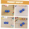 DECHOUS 20pcs Raffle Bingo Balls: Party Game Balls Prize Draw Spheres Mini Plastic Balls For Game Night Large Group Activities Blue view 3
