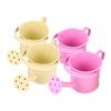 POPETPOP 4pcs Small Metal Watering Can: for Kids Cute and Garden Watering Pot Iron Can for Outdoor and Indoor Use Design view 1