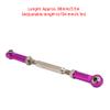 Beufee 6Pcs 88mm RC Car Push Rod, 1/10 RC Car Aluminum Alloy Adjustable Turnbuckle Push Rod Linkage Accessories (Purple) view 3