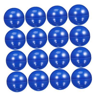OKUMEYR 20pcs Hollow Bingo Balls: Prize Winning Spheres Blue Plastic Raffle Balls Round Vending Machine Capsules Game Props For Party