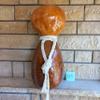 25 inches high Hawaiian Drum Instruments, Polished Brown Rhythm Instrument, Hawaiian Percussion, Hawaiian Christmas Gift view 2