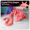 243D Printed Dragon Large 3D Dragon--Bigger Fidget Toy Gift for Kids, Boys, Girls & Adults,Cool Giant Crystal 3-D Printed Animals Desk Decor , Easter Basket Essentials (Peach Colour, 24inch) view 4