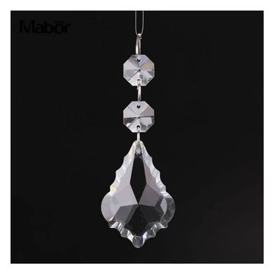 Hanging Crystals Prisms 10pcs 50mm Crystal Chandelier Parts Prism for Curtain Decoration Hangings Crystals for Decoration