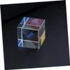DECHOUS 3pcs Optical Glass RGB Dispersion Cube Prism Educational Physics Teaching Tool Creative Decoration view 3