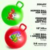 ZOOJOY Hopper Ball 2 Pack, 18 in Bouncy Ball with Handle for Kids, Unicorn & Dinosaur Girls Boys Toys, Best Inflatable Active Play Toys Gifts for 3 4 5 6 7 8 Yr Old Girls Boys view 2