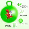 ZOOJOY Hopper Ball 2 Pack, 18 in Bouncy Ball with Handle for Kids, Unicorn & Dinosaur Girls Boys Toys, Best Inflatable Active Play Toys Gifts for 3 4 5 6 7 8 Yr Old Girls Boys view 4