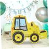 Alipis Birthday Party Excavator Construction Car Decoration for Boys and Girls Parties Fun Game Photo Prop for Construction-themed Celebrations view 3