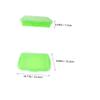BCOATH Kids Sand Toys: Plastic Art Sand Trays Stackable Activity Sensory Tray Paint Mixing Crafts Organizer Serving Accessories for Kids DIY Bead Painting Projects Light Green view 2