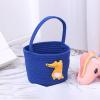 20x20x17cm Toy Baskets Woven Basket Blanket Baskets Woven Cotton Rope Storage Basket With Handle For Living Room Toys Organizer view 2