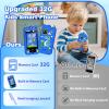 M SANMERSEN Dinosaur Kids Smart Phone for 3-6 Year Olds  2.8" Touchscreen, Dual Camera, 28 Learning Games, MP3 Music Player, 32GB SD Card  Educational Toddler Phone Toy for Boys & Girls view 3