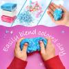 Golray Mermaid Sensory Dough Kit - Play Dough Set with 3 Packs of Playdough, 2 Mermaid Figures, Marine Animals & Plants Toys and Decorative Accessories, Sensory Toys Gifts for Kids & Toddlers view 3