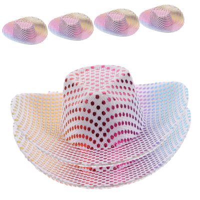 WHAMVOX 6pcs Wine Bottle Cap Miniature Hat for Western Party Decorations Cowgirl Hat Miniature Mini Decorations for Doll House Lightweight and Adorable Design