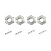 4Pcs Metal 12mm Wheel Hex Hub Adapter for HAIBOXING HBX 16889 16889A 16890 901 901A 903 903A 905 RC Car Upgrade Parts view 1