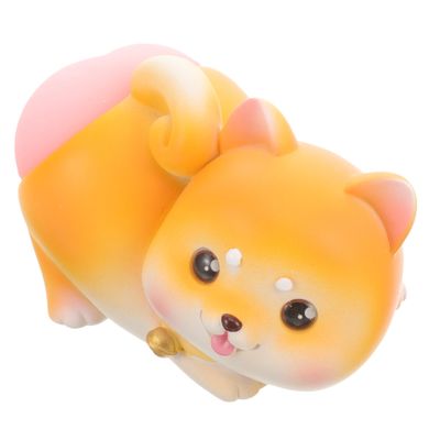 JECOMPRIS Adorable Cake Ornament for Desk Shaking Decor Cute Cartoon Dog Design for Home Decoration and Birthday Material Quality