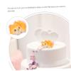 JECOMPRIS Adorable Cake Ornament for Desk Shaking Decor Cute Cartoon Dog Design for Home Decoration and Birthday Material Quality view 2