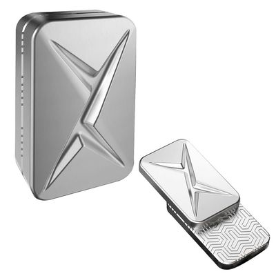 Fidget Slider,Breakthrough Metal Magnetic EDC Haptic Trackless Lightning Fidget Toys,Adults Anxiety/ADHD/Stress Relief (Silvery)
