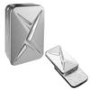 Fidget Slider,Breakthrough Metal Magnetic EDC Haptic Trackless Lightning Fidget Toys,Adults Anxiety/ADHD/Stress Relief (Silvery) view 1