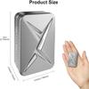 Fidget Slider,Breakthrough Metal Magnetic EDC Haptic Trackless Lightning Fidget Toys,Adults Anxiety/ADHD/Stress Relief (Silvery) view 2