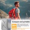 Fidget Slider,Breakthrough Metal Magnetic EDC Haptic Trackless Lightning Fidget Toys,Adults Anxiety/ADHD/Stress Relief (Silvery) view 4