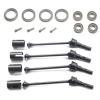 4Pcs 8950X Steel Front and Rear Drive Shaft CVD with Shaft Cup for 1/10 Traxxas MAXX RC Car Upgrades Parts view 1