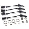 4Pcs 8950X Steel Front and Rear Drive Shaft CVD with Shaft Cup for 1/10 Traxxas MAXX RC Car Upgrades Parts view 2