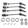 4Pcs 8950X Steel Front and Rear Drive Shaft CVD with Shaft Cup for 1/10 Traxxas MAXX RC Car Upgrades Parts view 3