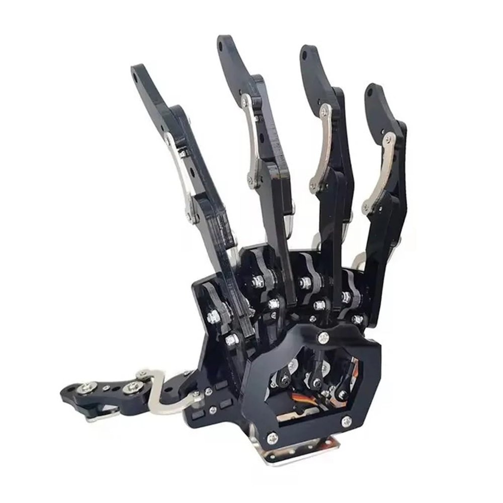 5 Dof Robot Right/Left Hand, Five Fingers Finished Bionic Palm, Assembled Claw Gripper(1 Set Right Hand)