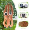 2 Pcs 20INCH Realistic Hanging Plush Animal Monkey Toys with Hands and Feet and Parent-child Knot, Monkey Soft Long Plush Jungle Party Decoration Curtain Storage Toys Stuffed Animals for Kids 4-8 view 3